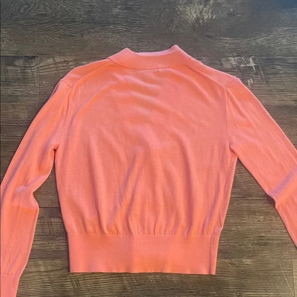 J. Crew Coral Button-Up Women's Cardigan - Picture 7 of 9